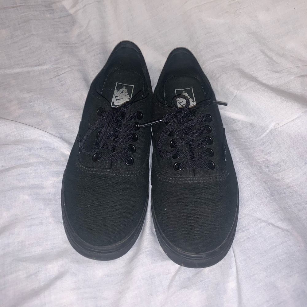 Black Vans. Size 9